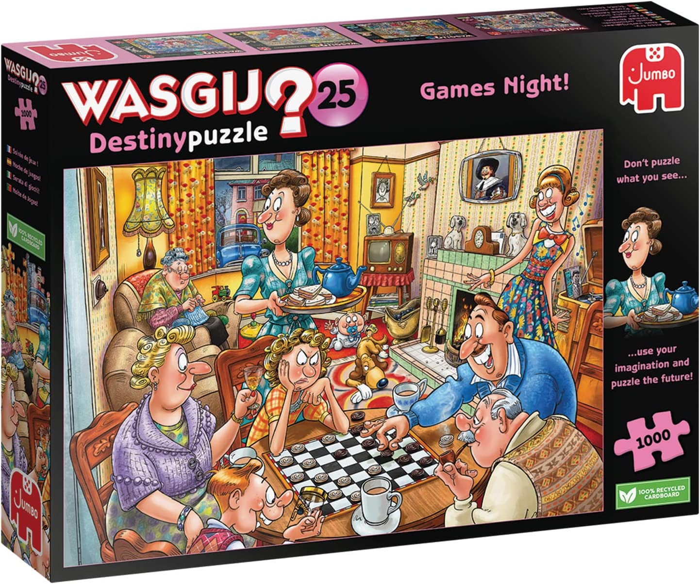 Jumbo Puzzle Wasgij - Spieleabend - Familienspiel- und Kinderspielmagazin